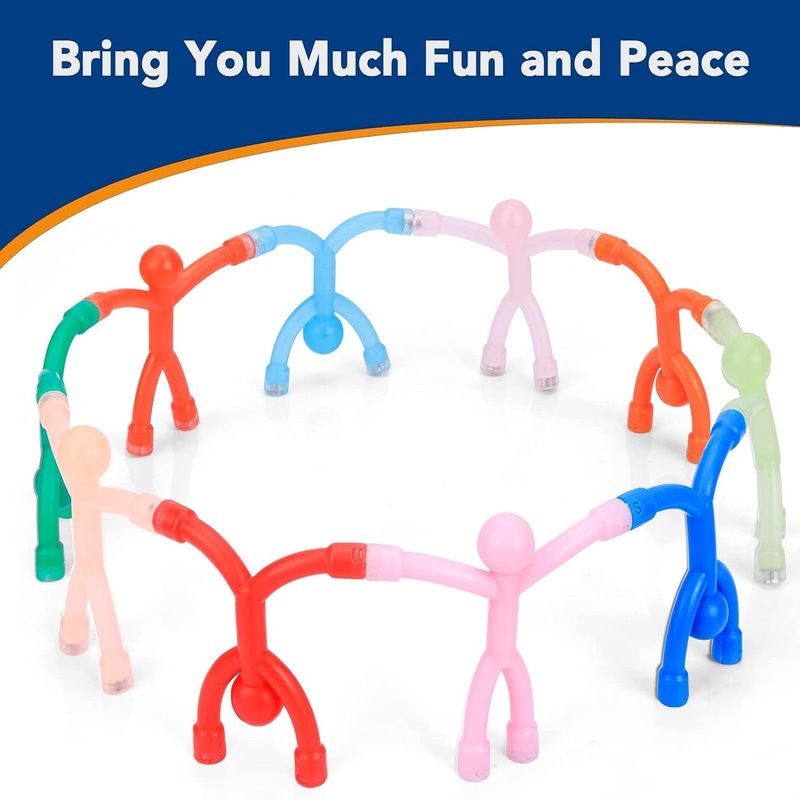 10PCS Magnet Kulkas Humanoid Mainan Magnetik Berwarna-warni Untuk Anak-anak Dan Dekorasi