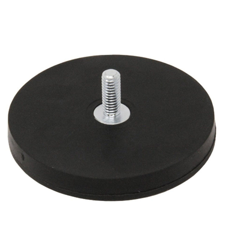 Multicolor kuat Magnetic Base Karet Lapisan Pot Magnet untuk memegang lampu atap mobil