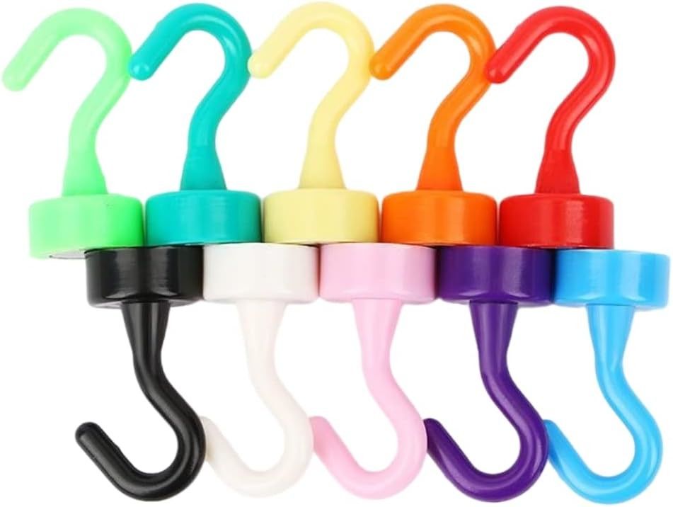 Hook Magnetik Dekoratif Berwarna-warni Hook Garasi Magnetik Sertifikat ISO FDA