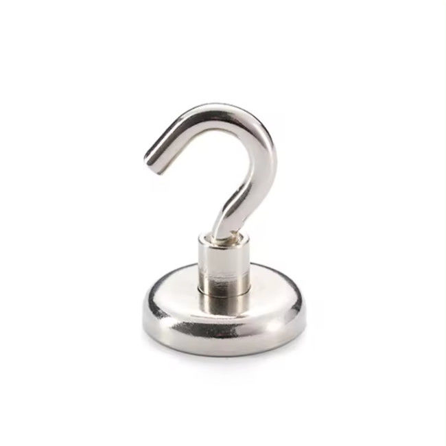 N38-N52 Super Strong Magnetic Hooks Neodymium Magnet Hooks Perlindungan Korosi