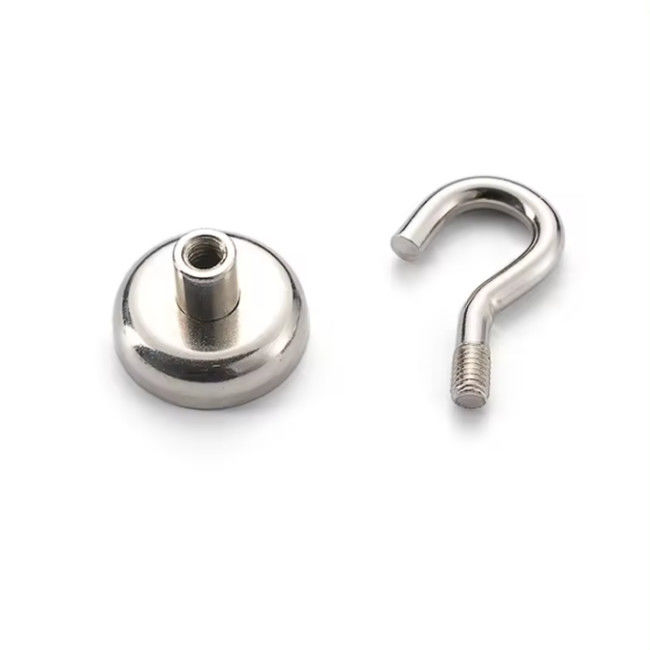N38-N52 Super Strong Magnetic Hooks Neodymium Magnet Hooks Perlindungan Korosi