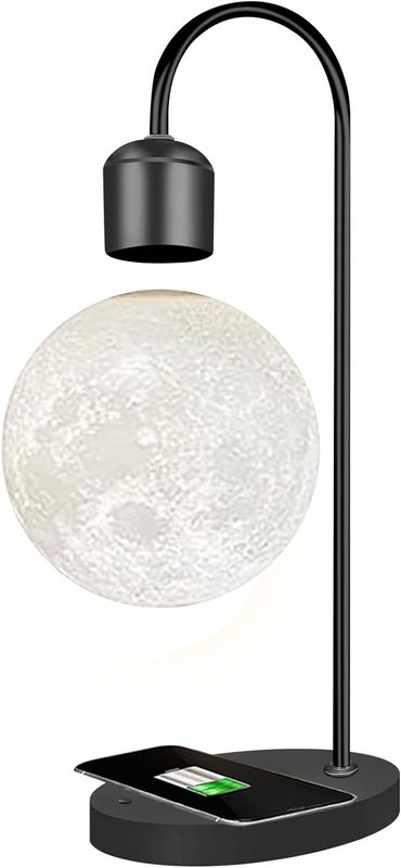 Lampu Bulan Magnetic levitating Zero Gravity Floating Desk Toys Untuk Dekorasi Hadiah
