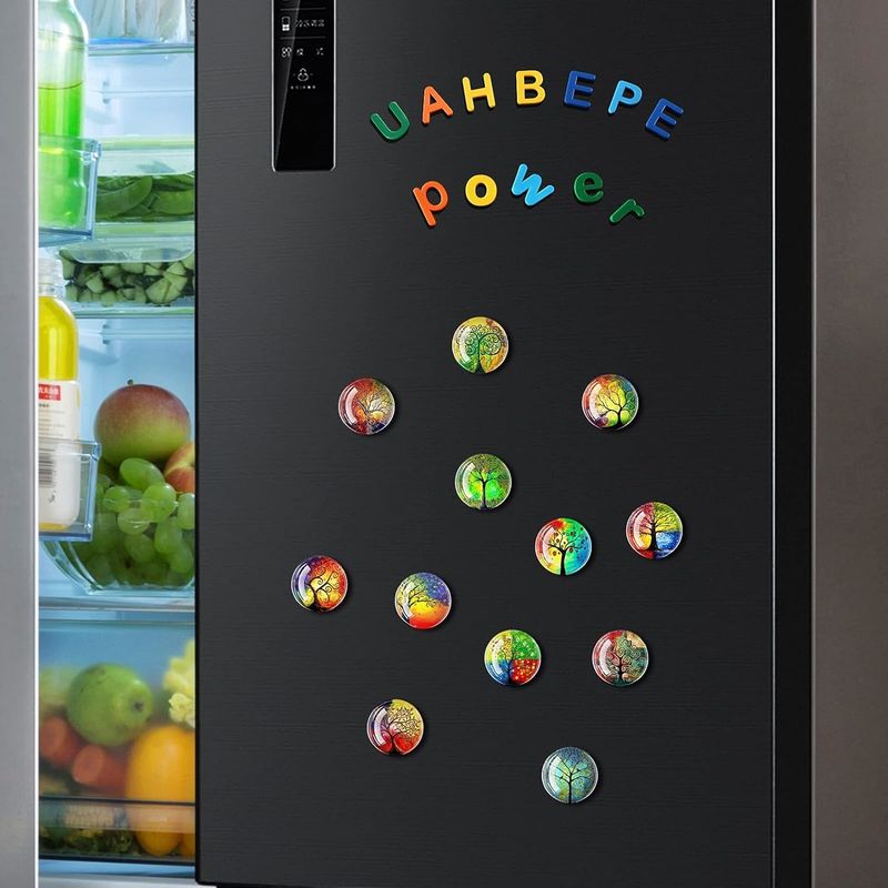 12PCS Planet Kuat Magnet Kulkas Kaca Untuk Dekorasi Papan Hitam Pengajaran