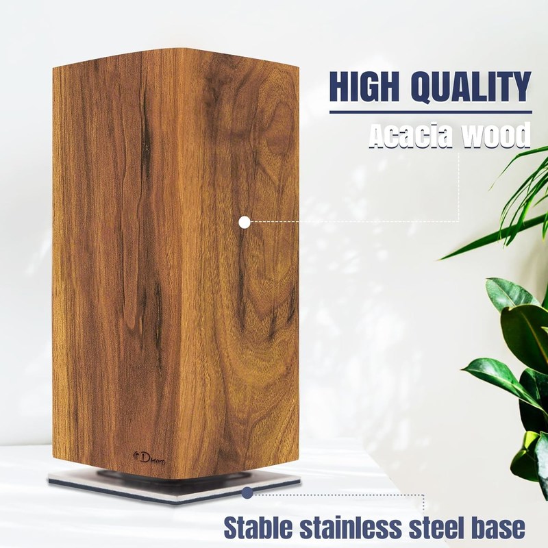 Pengepakan Pisau Magnetik Kapasitas Ekstra Besar yang Bisa Diputar Untuk Meja Dapur