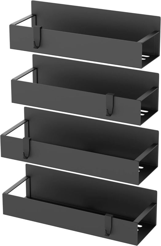 Rak Magnetic Storage tahan karat Rak Magnetic Spice Untuk Kulkas Dan Oven