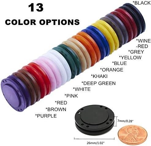 Multi-berwarna Magnetic Coat Button Invisible Disembunyikan Sewing Snaps Untuk Tirai Nylon Washable