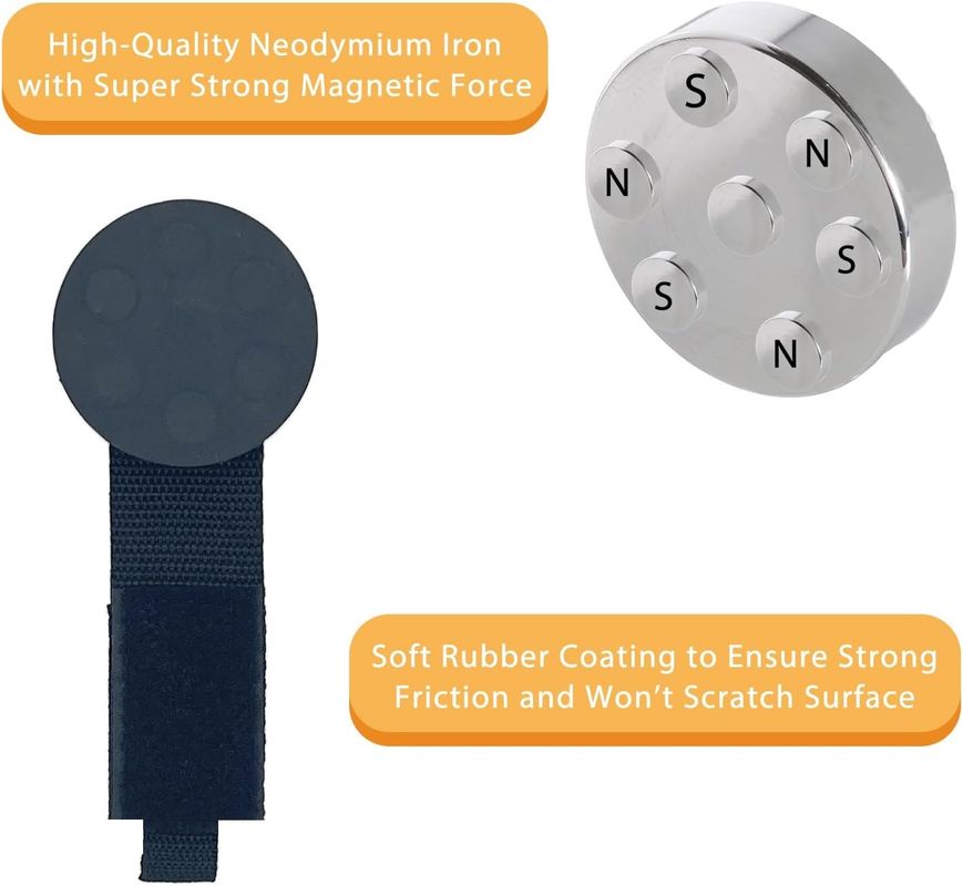 Pemegang alat magnetik berat yang dapat ditarik dengan tali kabel ekstensi untuk bengkel garasi