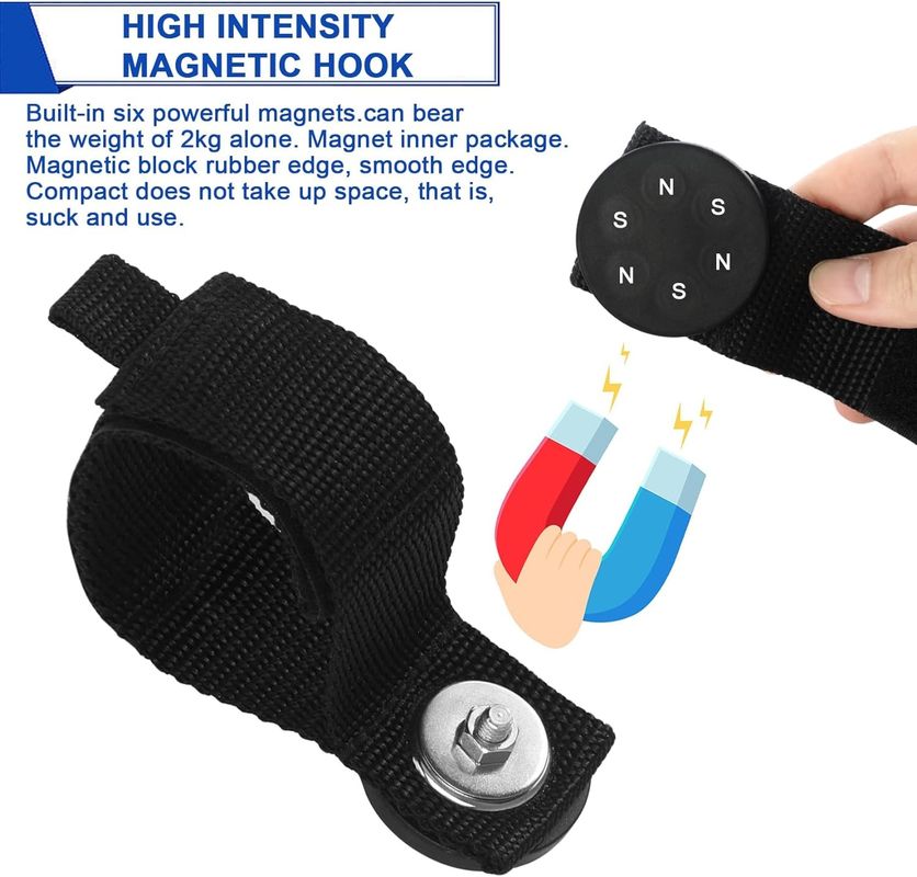 Ergonomis Magnetic Hanging Strap Dengan Extension Cord Holder Untuk Kabel Selang