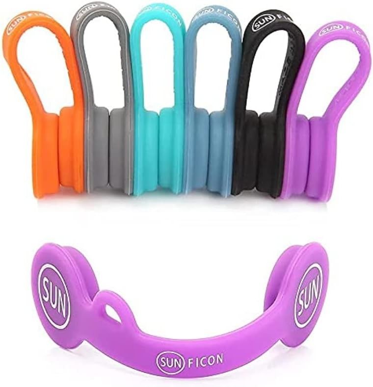 6PCS Magnetic Cord Organizer Color Earphone Cord Holder Untuk Sekolah Kantor Rumah