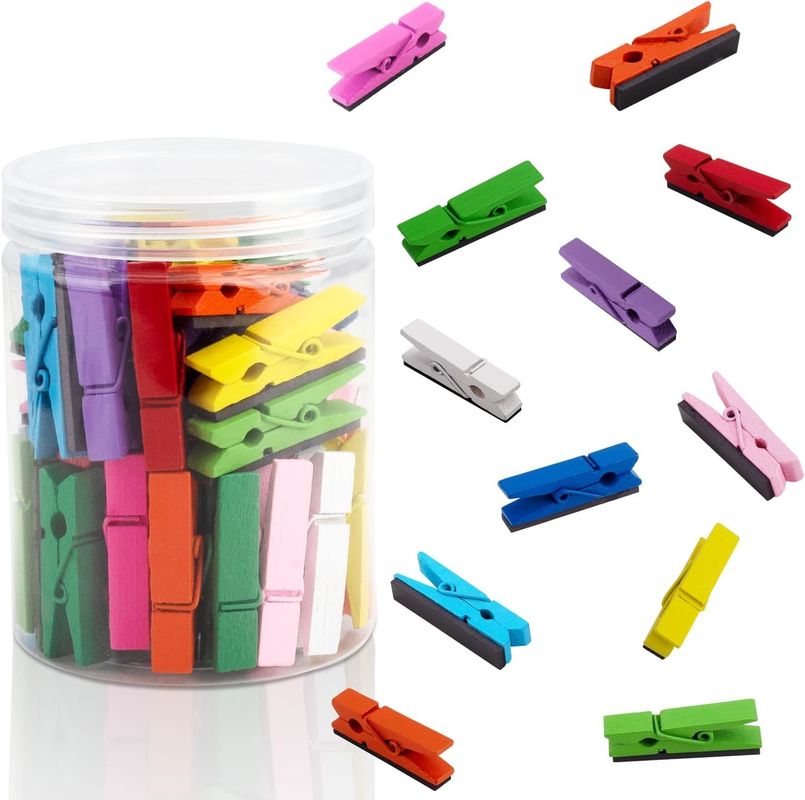 30Pcs Multicolored Klip Magnetik Pribadi Untuk Papan Putih Pendidik Kantor Kulkas