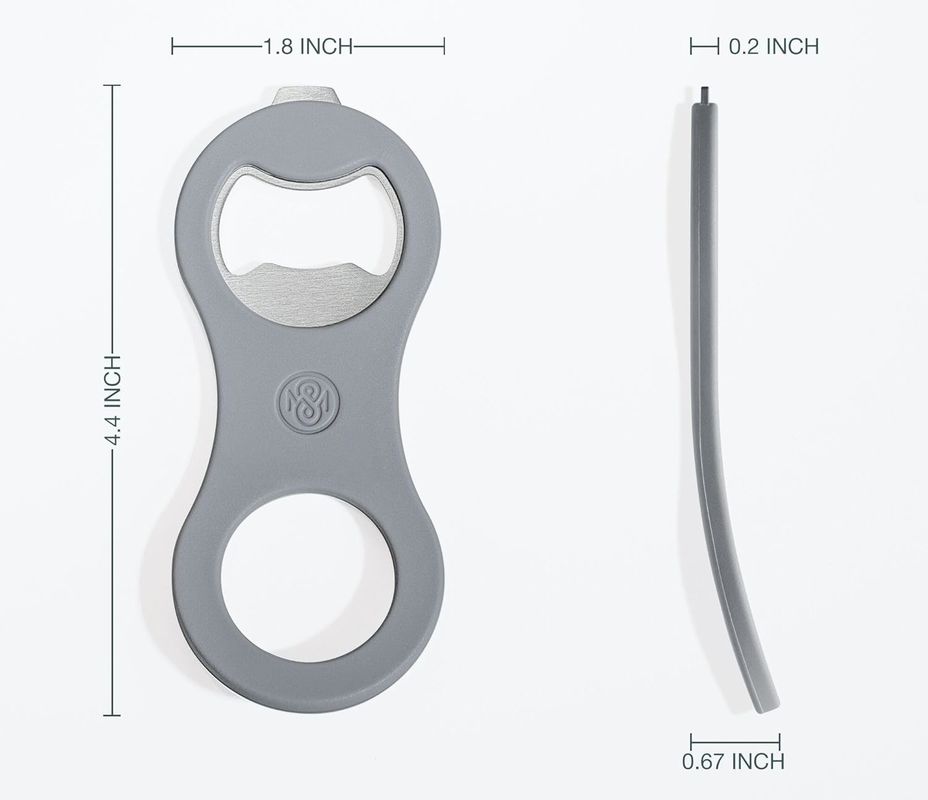 FDA 2 In 1 Magnetic Beer Bottle Opener Untuk Kulkas Dan RV Dengan Cap Catcher