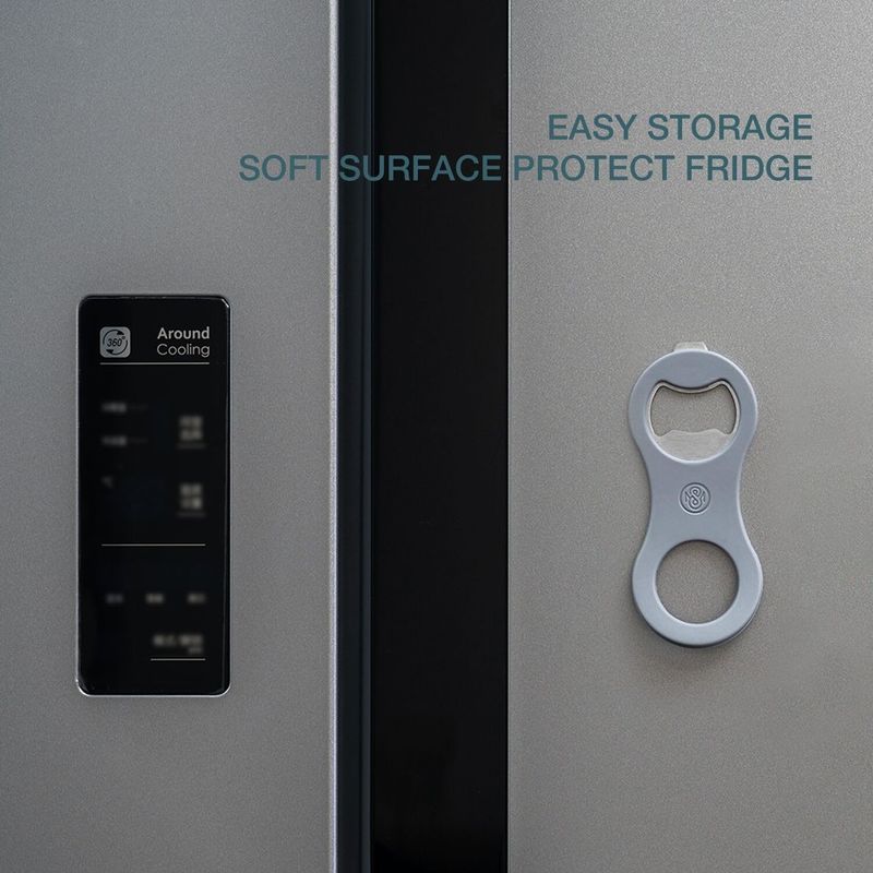 FDA 2 In 1 Magnetic Beer Bottle Opener Untuk Kulkas Dan RV Dengan Cap Catcher
