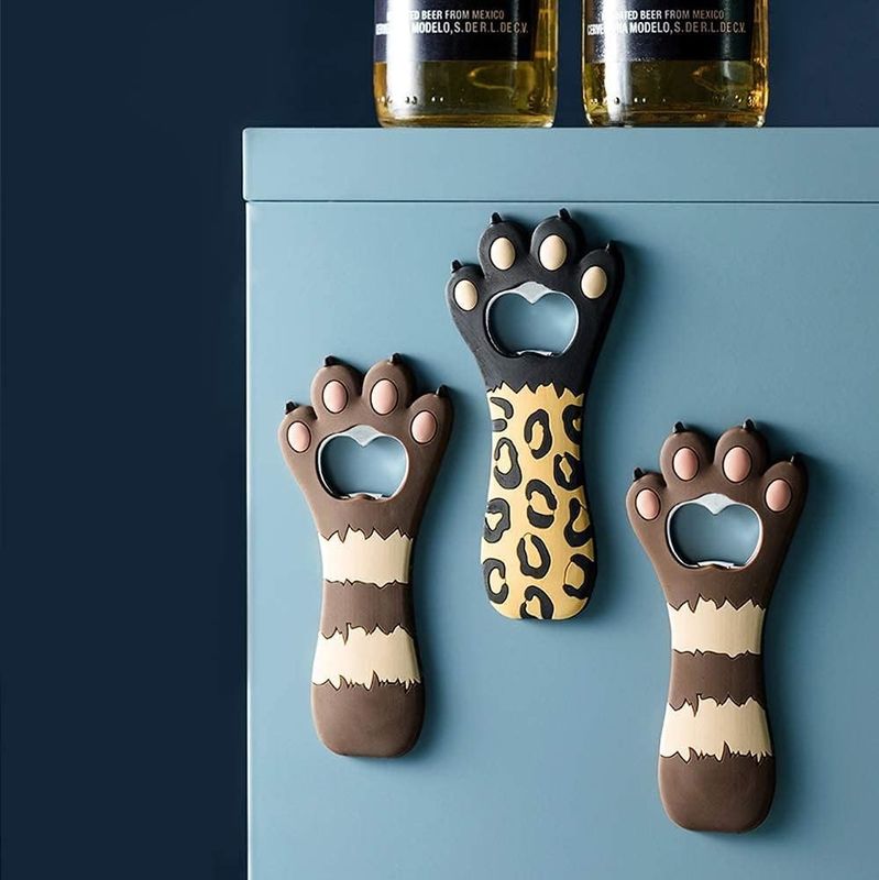 Cat Paw Cute Bir Botol Pembuka Kulkas Magnet Untuk Coke Bartender Dapur Barware