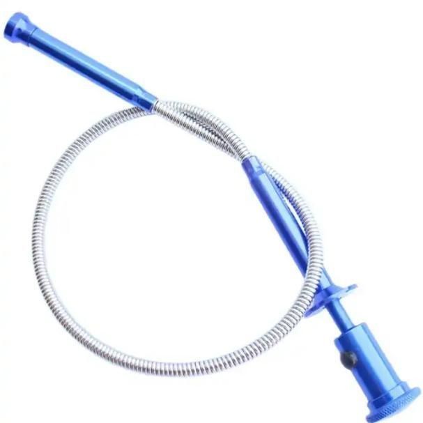 Baja tahan karat Fleksibel 2 Feet Magnetic Pick Up Claw Grabber Tool W/LED Light Disesuaikan untuk beberapa kegunaan