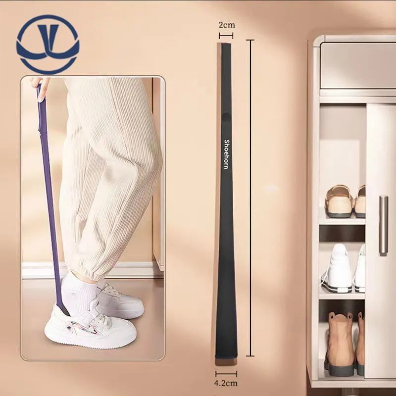 Magnetic Extendable Long Handle Shoehorn Telescopic Foldable Shoe Horn untuk Orang Tua Pria Wanita dan Anak untuk Sepatu dan Sepatu