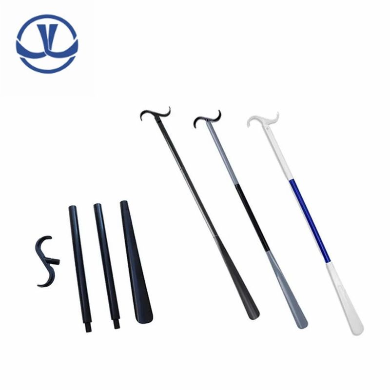 Magnetic Extendable Long Handle Shoehorn Telescopic Foldable Shoe Horn untuk Orang Tua Pria Wanita dan Anak untuk Sepatu dan Sepatu