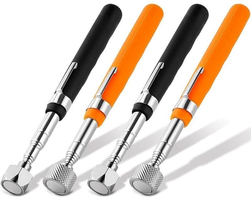 Telescopic Magnetic Pickup Tool Extendable Pen Type Stainless Steel Stick (Penggunaan alat pengambil magnetik teleskopik)