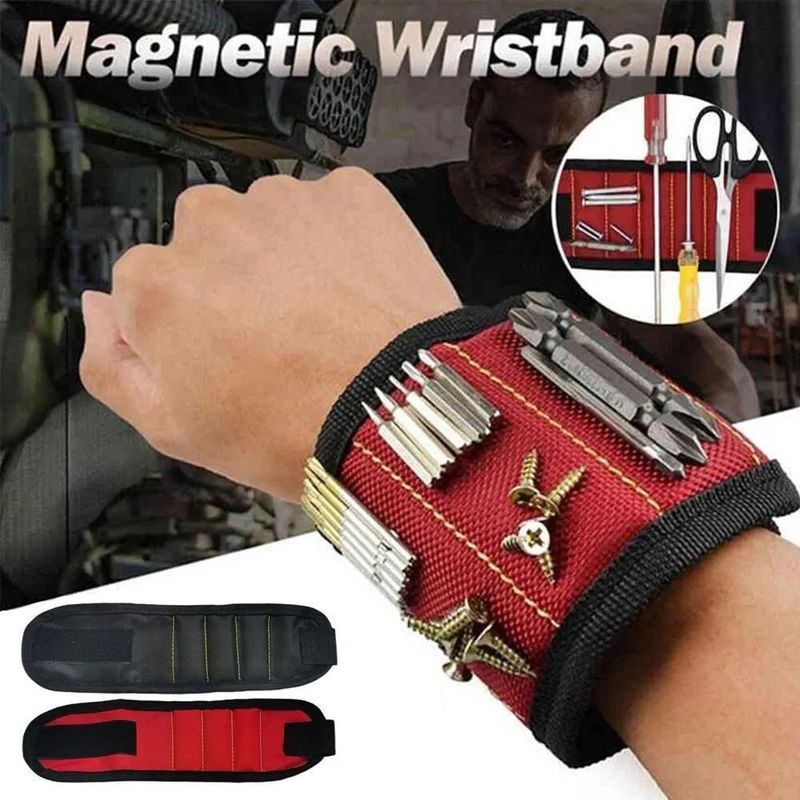 Magnet Kuat Memegang Kuku Bor Bit Kacang Storage Belt Screw Holder Hand Tool Organizer