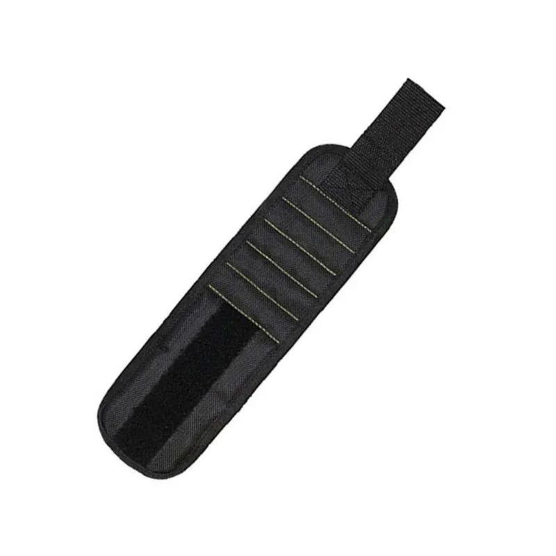 Tas Alat Multifungsi Kain Nylon Pergelangan Tangan Magnetik Pemegang Alat Tas Alat Elektrik Penyimpanan