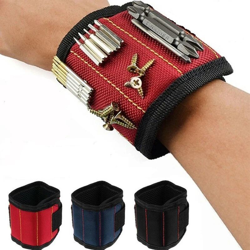 Magnetic Wrist Support Band dengan magnet kuat untuk memegang sekrup Nail Bracelet Belt Support