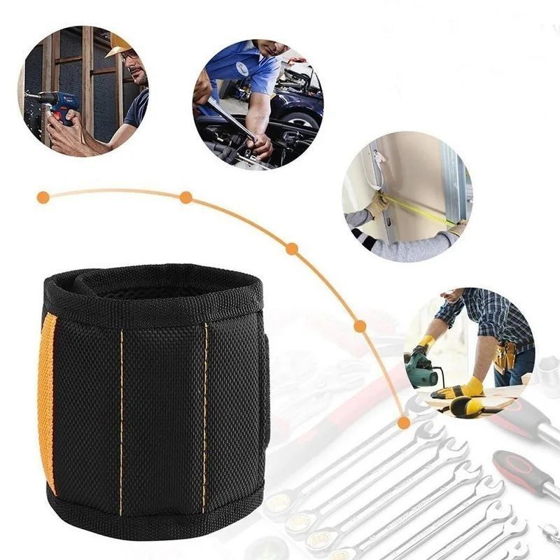 Magnetic Wrist Support Band dengan magnet kuat untuk memegang sekrup Nail Bracelet Belt Support