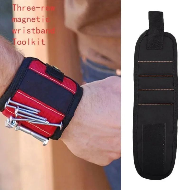 Gelang Magnetik Tas Alat Portable Magnet Elektrik Gelang Alat Sabuk Sekrup Kuku Bor Bit Gelang