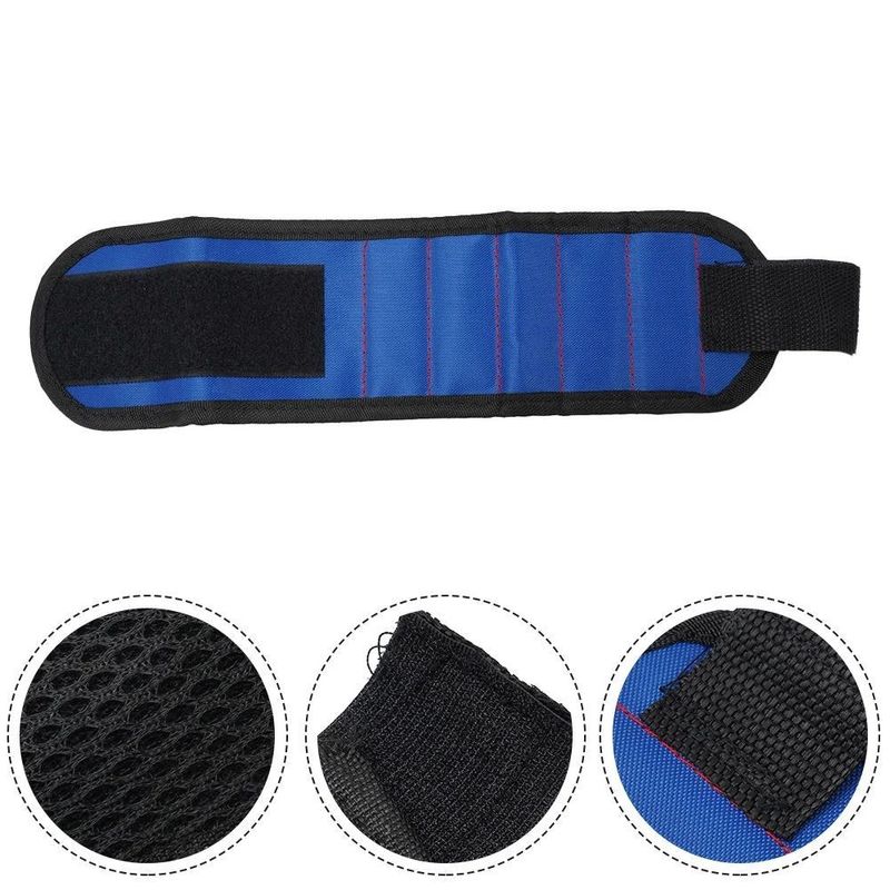 Gelang Magnetik Tas Alat Magnetik Portabel untuk Kit Perbaikan Mata Bor Baut Mur Kuku Sekrup