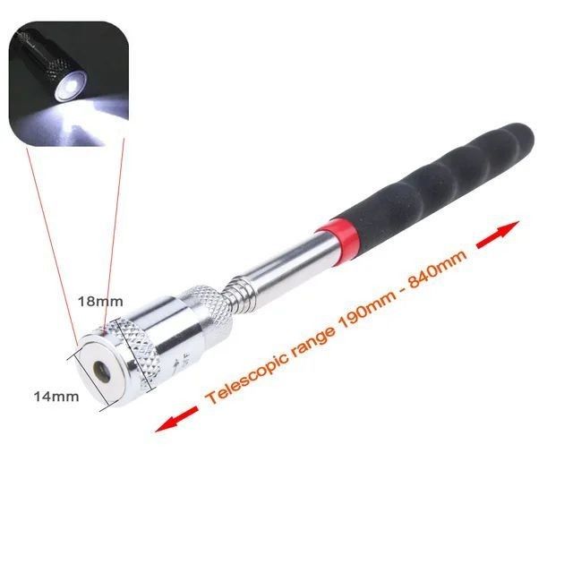 Pen Magnetik Teleskop Portable Pen Magnetic Handy Alat Kapasitas untuk mengambil Nut Bolt Extendable Pickup Rod Stick