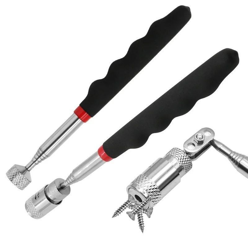 Set Peralatan Tangan Rumah Mur Pick-up Magnetik Tugas Berat Portabel Mini Magnet Teleskopik