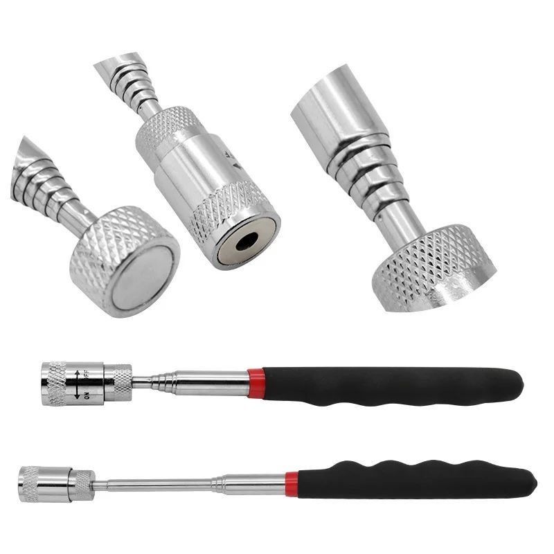 Set Peralatan Tangan Rumah Mur Pick-up Magnetik Tugas Berat Portabel Mini Magnet Teleskopik