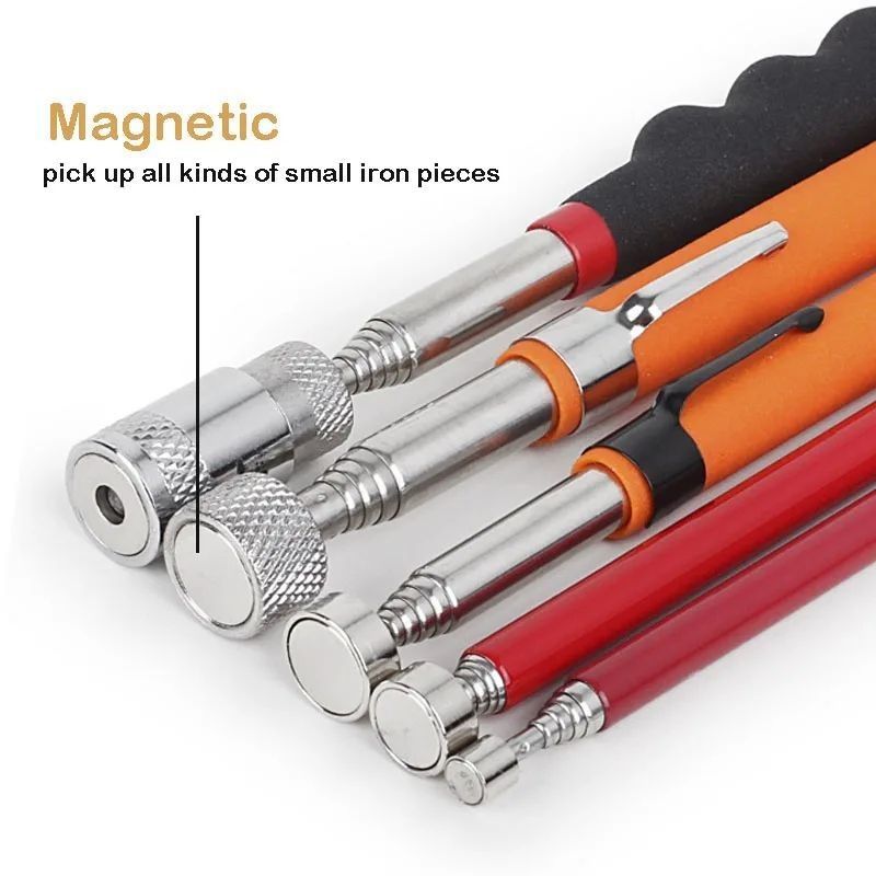 Alat Magnetik Kuat Telescopic Adjustable Magnetic Pick-up Tool Grip Extendable Magnet Stick Mengambil