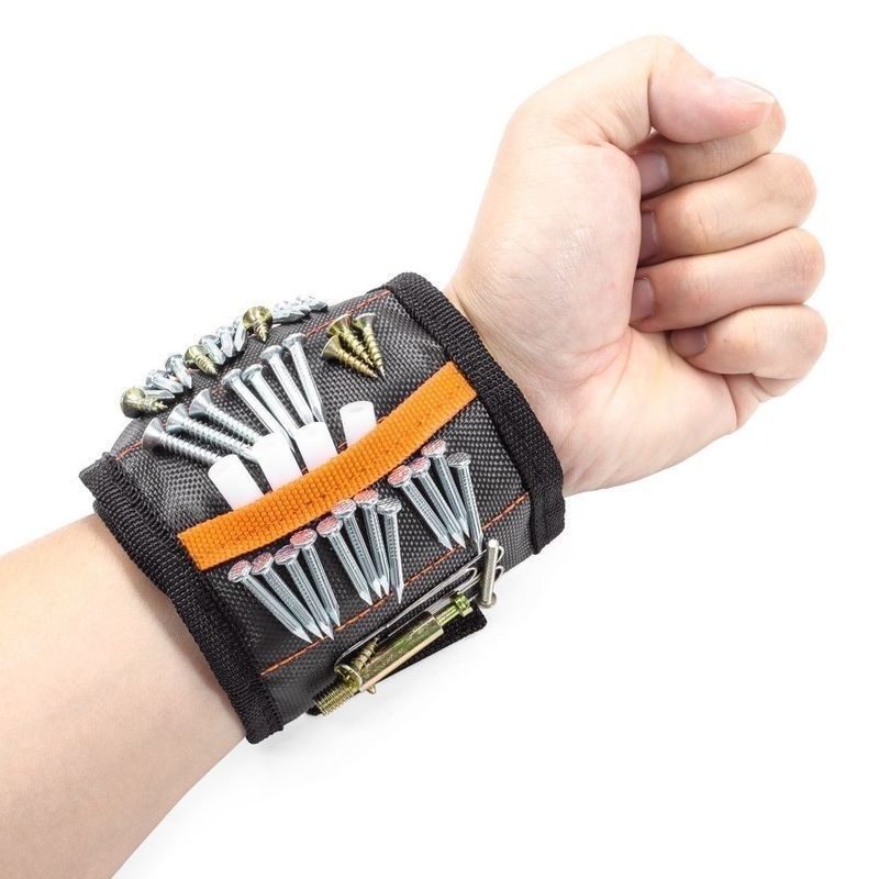 Pergelangan tangan magnetik kuat yang dapat disesuaikan untuk sekrup Menggantung alat Multicolor