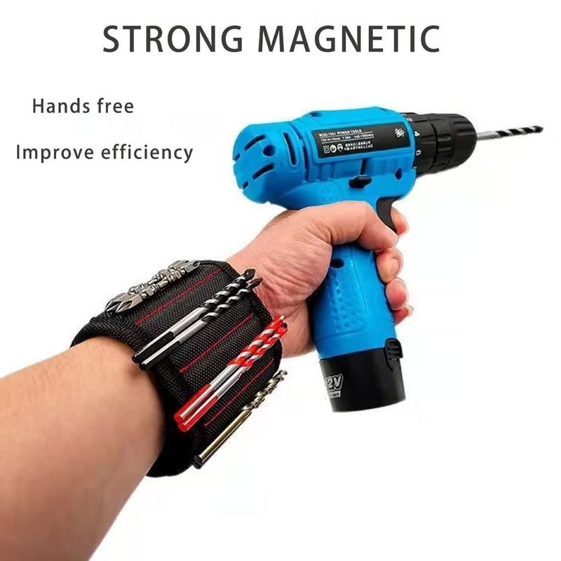 Pergelangan tangan magnetik untuk memegang sekrup, pemegang sabuk alat Gadget dingin untuk menyimpan barang