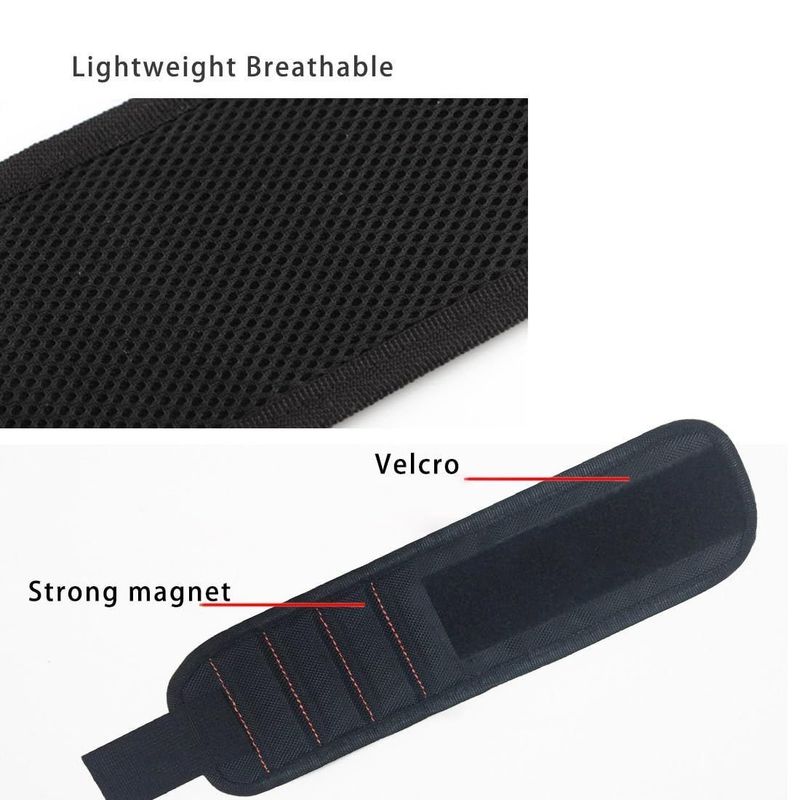Pergelangan tangan magnetik untuk memegang sekrup, pemegang sabuk alat Gadget dingin untuk menyimpan barang