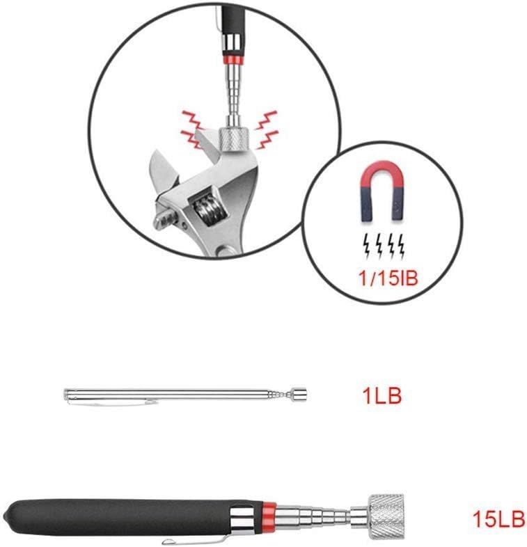 Telescopic Magnetic Pick Up Tool Alat yang berguna untuk sekrup Kacang Pin, magnetik Sweepers