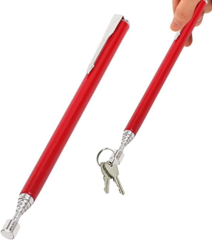 Telescopic Magnetic Pick Up Tool Alat yang berguna untuk sekrup Kacang Pin, magnetik Sweepers
