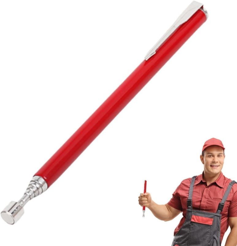 Telescopic Magnetic Pick Up Tool Alat yang berguna untuk sekrup Kacang Pin, magnetik Sweepers