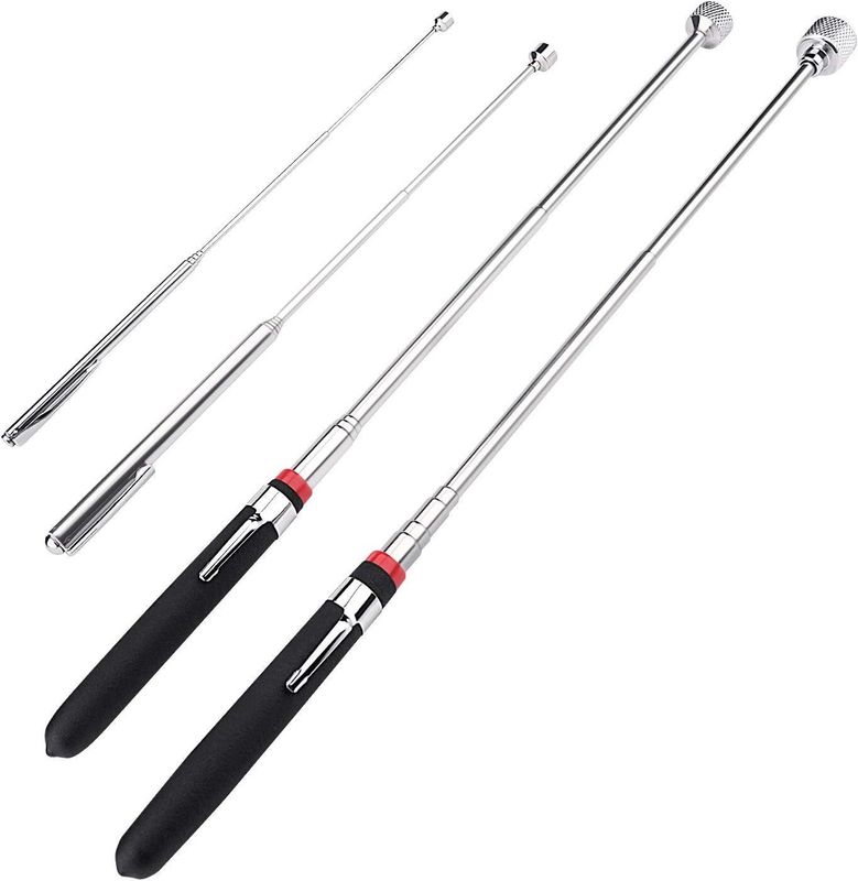 Telescopic Magnetic Pick Up Tool Alat yang berguna untuk sekrup Kacang Pin, magnetik Sweepers