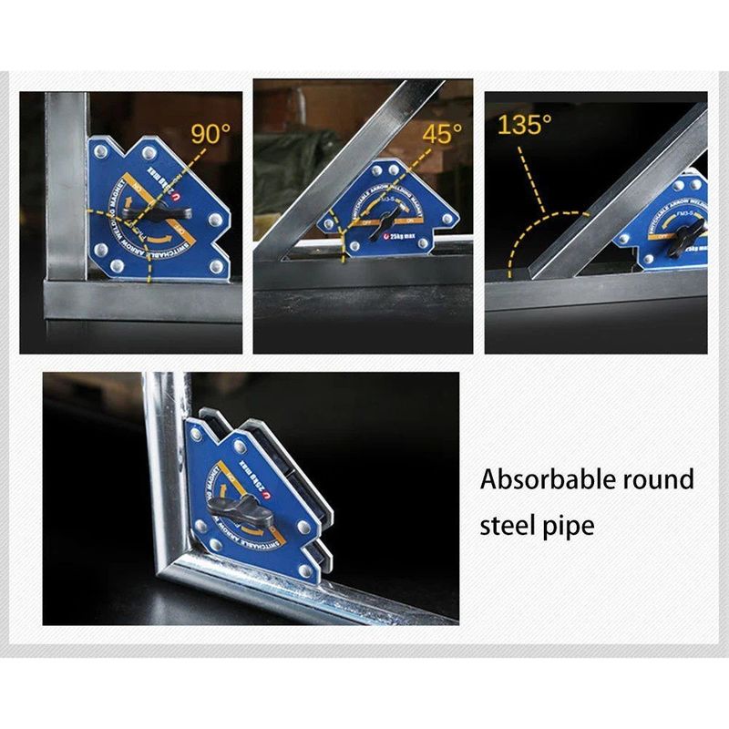 Magnetic Welding Holders Angle Solder Arrow Magnet Weld Fixer Positioner Ferrite Holding Alat Lokasi Bantuan