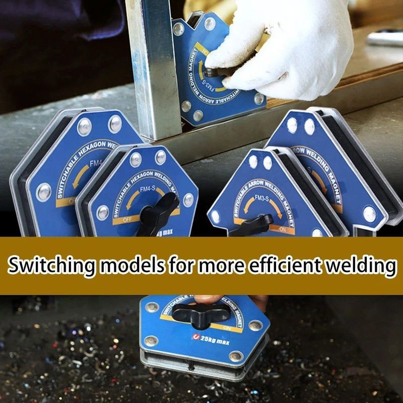 Magnetic Welding Holders Angle Solder Arrow Magnet Weld Fixer Positioner Ferrite Holding Alat Lokasi Bantuan