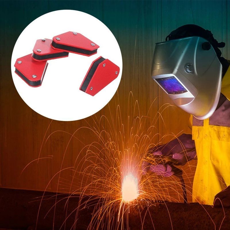 Pencari Lokasi Penyolderan Sudut Jaring Las Magnetik Pencari Lokasi Fixer Las Logam Solder Multi-sudut