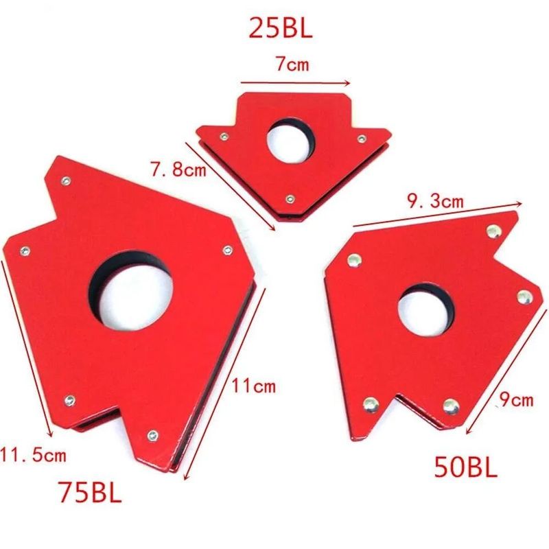 Pengelasan Pembantu Magnetic Holder Magnet kuat 3 Angle Arrow Positioner Power Soldering Spesialisasi Locator Tool