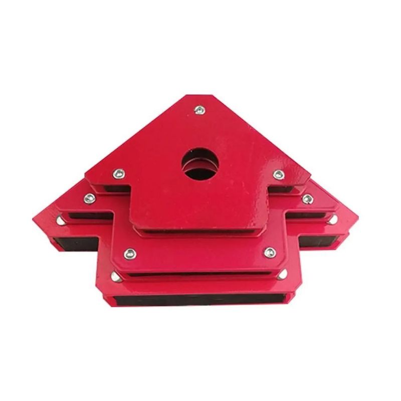 Pengelasan Pembantu Magnetic Holder Magnet kuat 3 Angle Arrow Positioner Power Soldering Spesialisasi Locator Tool