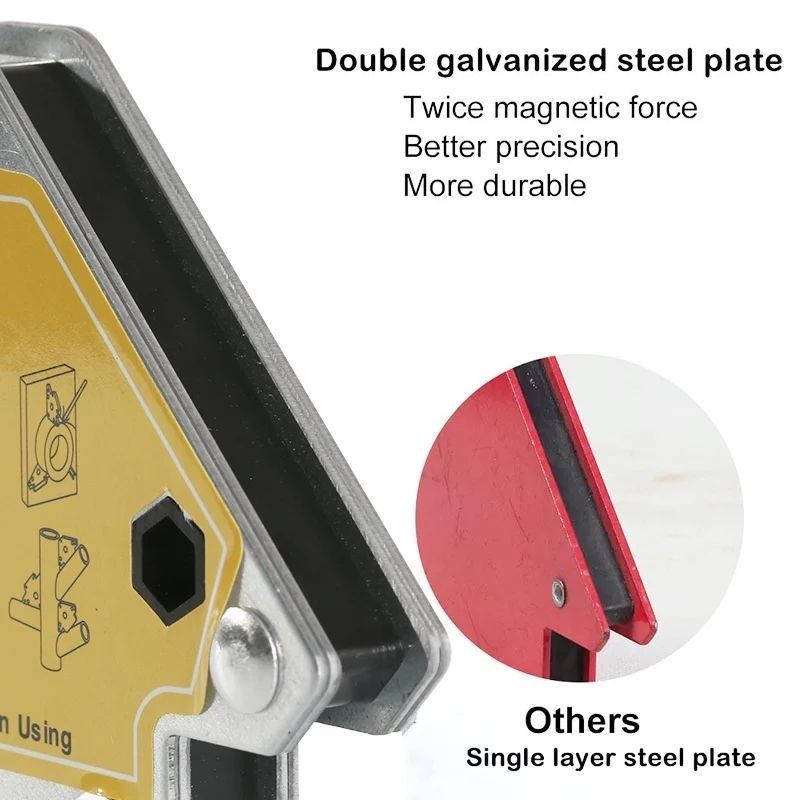 Magnet Pengelasan 3′′/4′′/5′′arrow Pengelasan Magnet/ Ferrite Magnetic Welding Holder