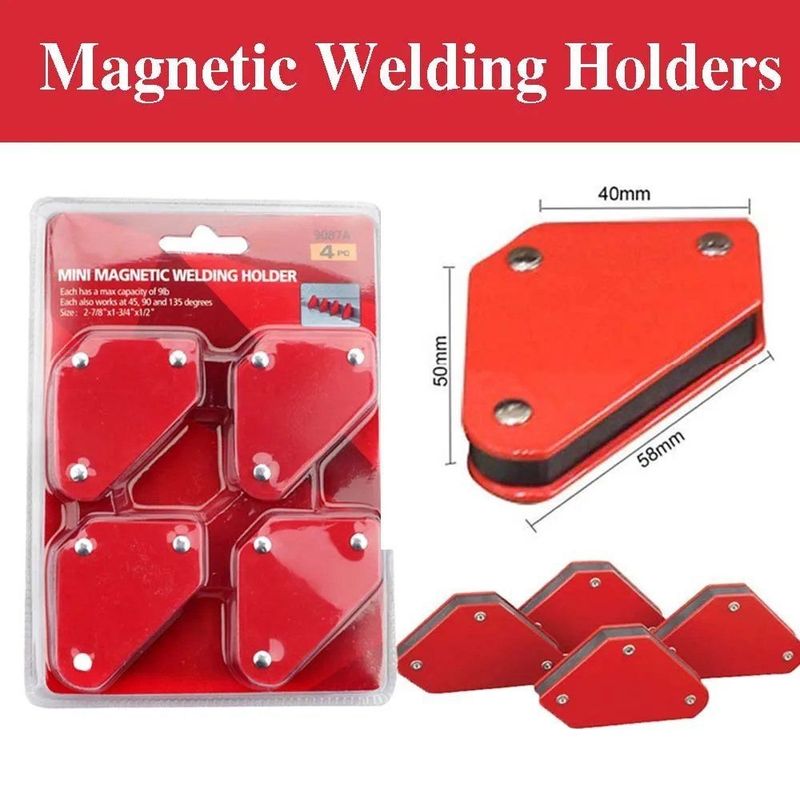 Pemasang Pengganti Ganda 90° 55/110lbs Magnetic Welding Fixer Ferrite Alat Lokasi Bantuan