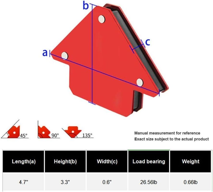 Pengelasan pemegang magnet logam kuat magnetik Alat kerja dan peralatan bengkel Pengelasan