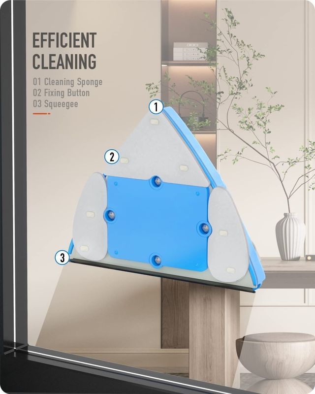 Pengaturan Magnetic Double Window Glass Wiper Glider Pembersih Sikat Peralatan Pembersih Sikat Sikat Alat