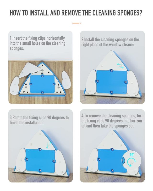 Pengaturan Magnetic Double Window Glass Wiper Glider Pembersih Sikat Peralatan Pembersih Sikat Sikat Alat