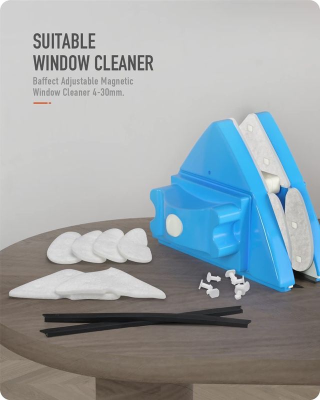 Pengaturan Magnetic Double Window Glass Wiper Glider Pembersih Sikat Peralatan Pembersih Sikat Sikat Alat