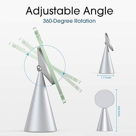 Magnetic Phone Stand Kompatibel dengan iPhone 13& iPhone 12, Mini, Pro dan Pro Max, Pemegang Aluminium yang Bisa Disesuaikan